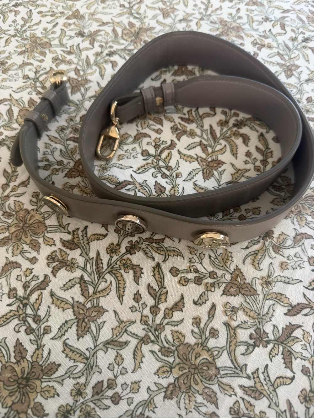 Dior small Lady Dior Tote - Taupe Gray with Gold Hardware - Picture 14 of 14